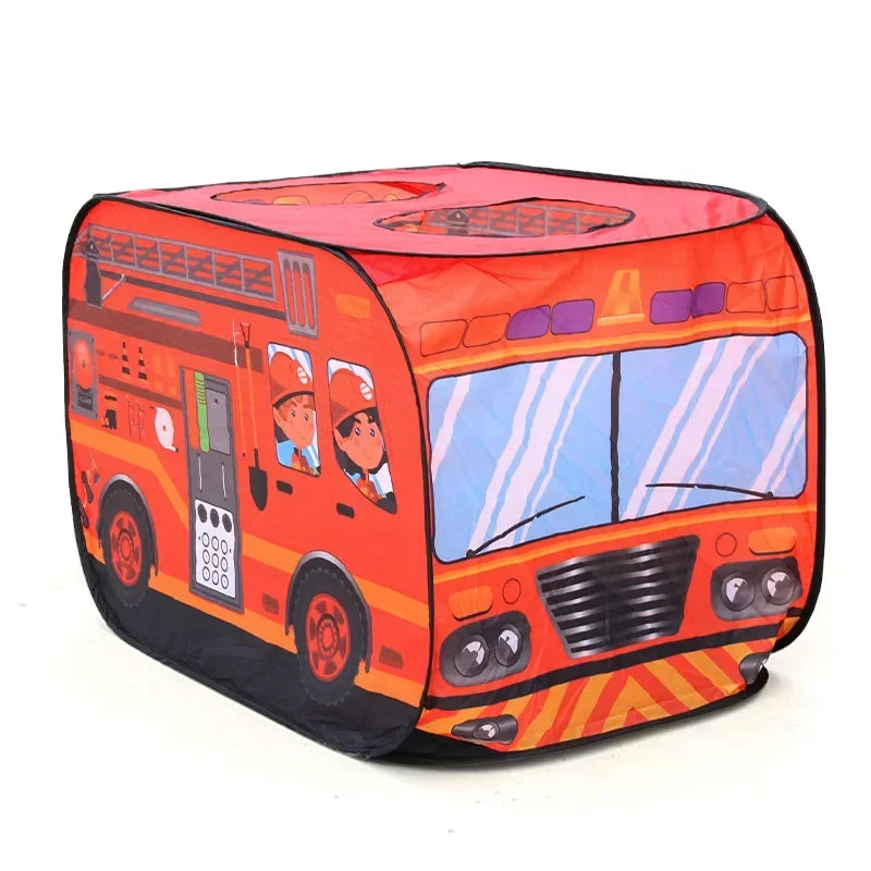 Game House Play Tents Bus Ocean Car Foldable Pop Up Toys Playhouse Children Toy Boy Girls Indoor House Ocean Balls Pool Toy Tent