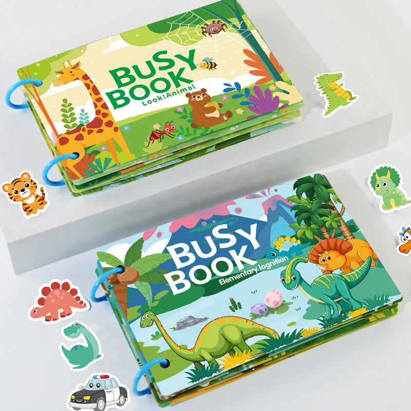 Montessori Baby Quiet Book – My First Learning Activity Book for Toddlers