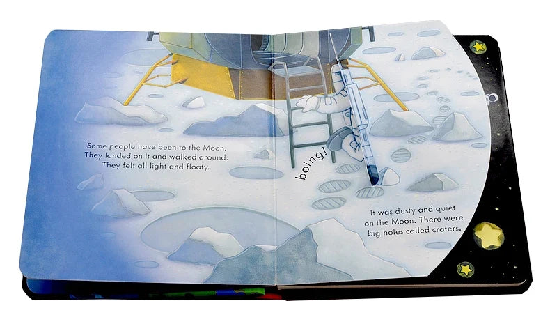 Usborne Peep Inside Space Educational English Picture Book for Kids Baby Bedtime Reading Planet 3D Flap Board Books