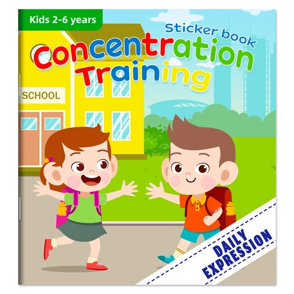 Children's Reusable Stickers Books Cartoon Stationery Stickers for Kids Early Education Cartoon Cute Stickers for Children Gift