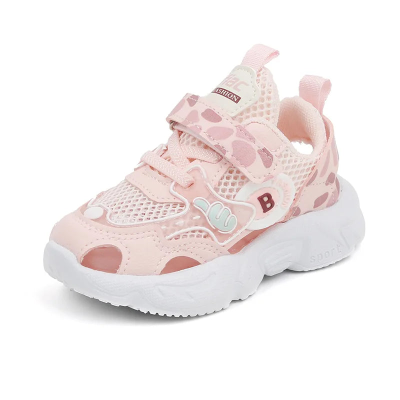 Breathable Kid Sneaker 2025Summer New Boy Walking Shoe Fashion Girl Sports Shoe Anti Slip Soft Sole Kid Shoe Zapatillas De Mujer