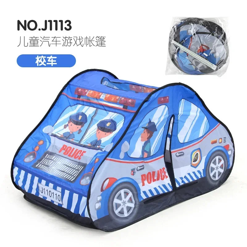 Game House Play Tents Bus Ocean Car Foldable Pop Up Toys Playhouse Children Toy Boy Girls Indoor House Ocean Balls Pool Toy Tent
