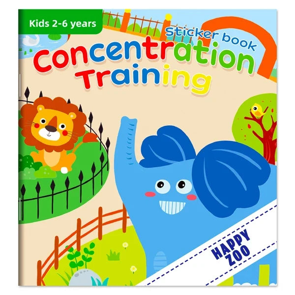 Children's Reusable Stickers Books Cartoon Stationery Stickers for Kids Early Education Cartoon Cute Stickers for Children Gift
