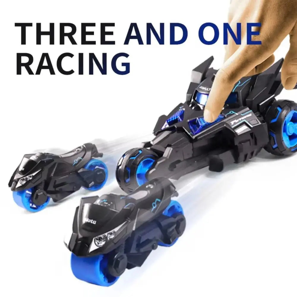 1:32 Motorcycle Ejector Car Model Diecast Model Alloy Kids Pull Back Car Toys Sound Light Inertia Simulation Motorcycle Toy