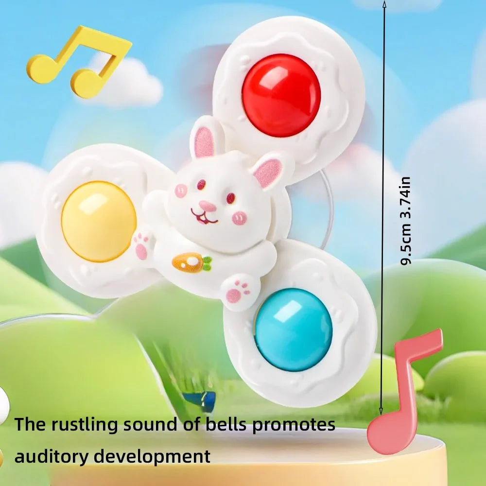 Baby Sucker Spinning Toys Children Bath Montessori Education Rotating 3 Years Bathroom Toys for Toddler Infant Toys for Baby