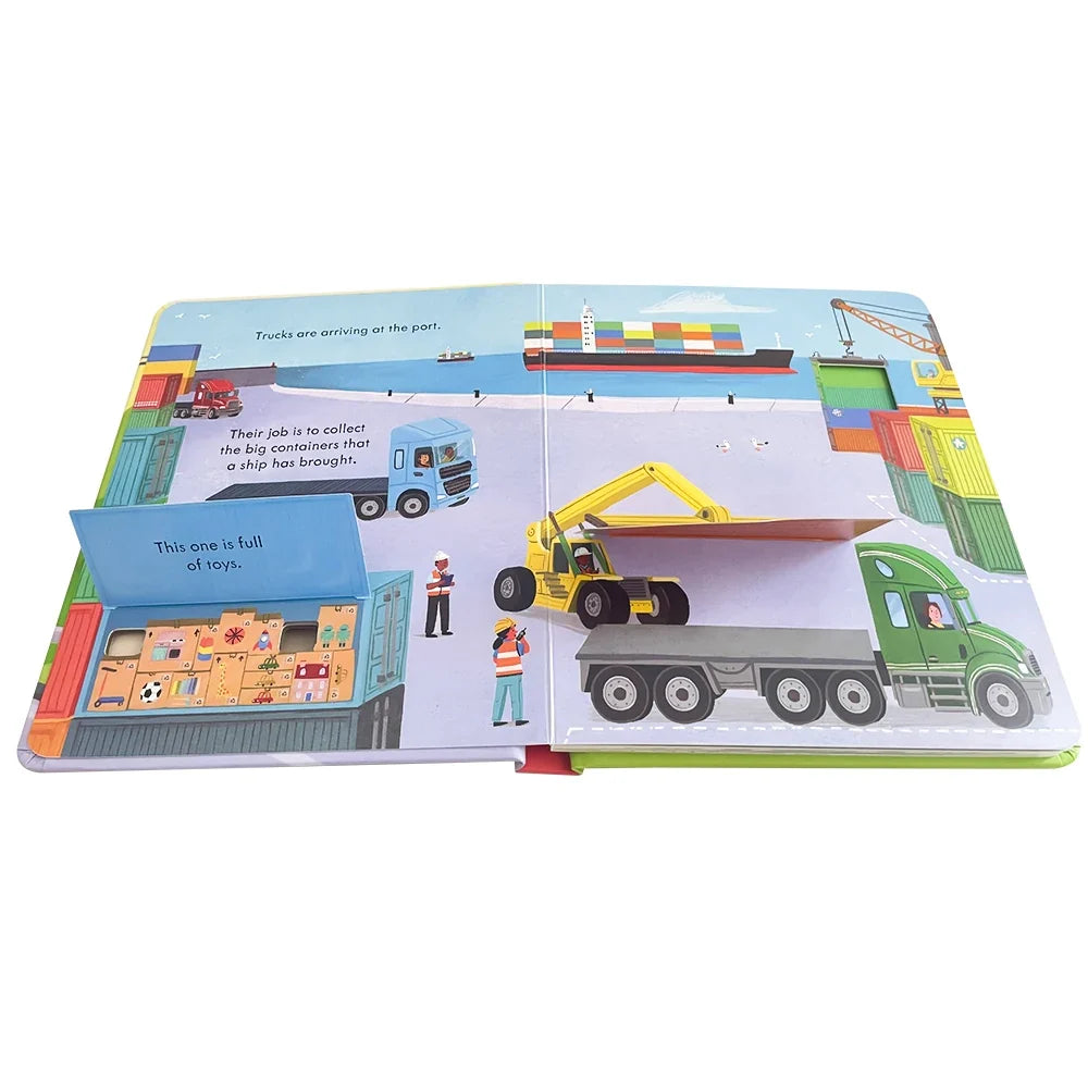 Usborne Peep Inside How Works Series Scientific Knowledge Learning Picture Book in English Daily Bedtime Reading Book