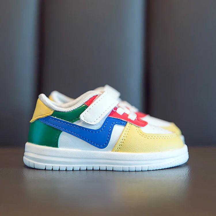 Baby Shoes Infants Boys Girls Childrens Sneakers Kids Baby Shoes Leather Shoes Soft Soles Flat Childrens Sports Shoes Fashion