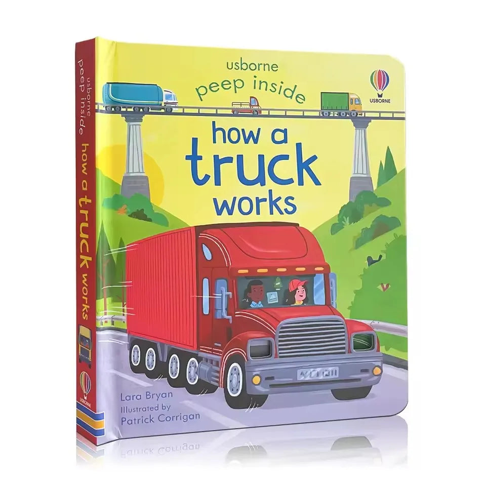 Usborne Peep Inside How Works Series Scientific Knowledge Learning Picture Book in English Daily Bedtime Reading Book