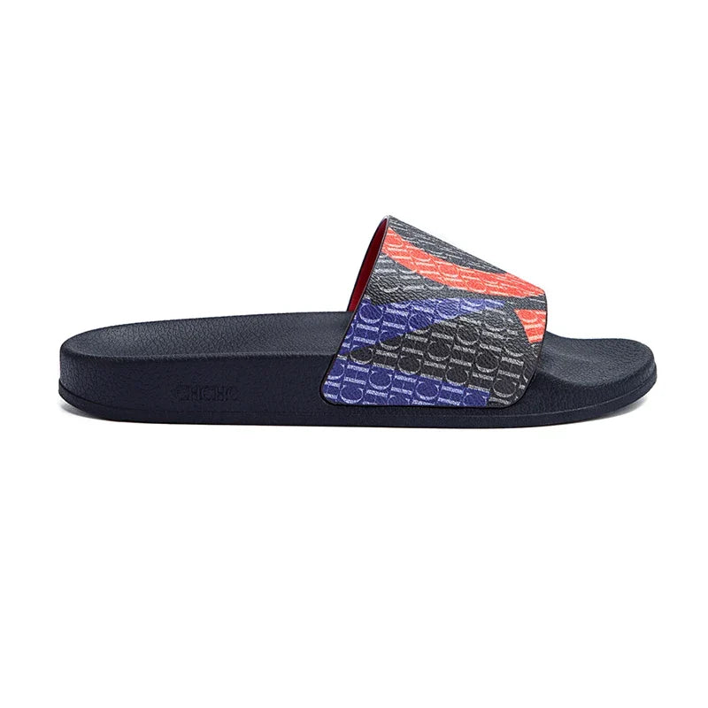 CH Women's Slippers Trendy Style Letter Print Design High Quality Beach Slippers Can Be Worn Out Premium Fashion Women's Casual