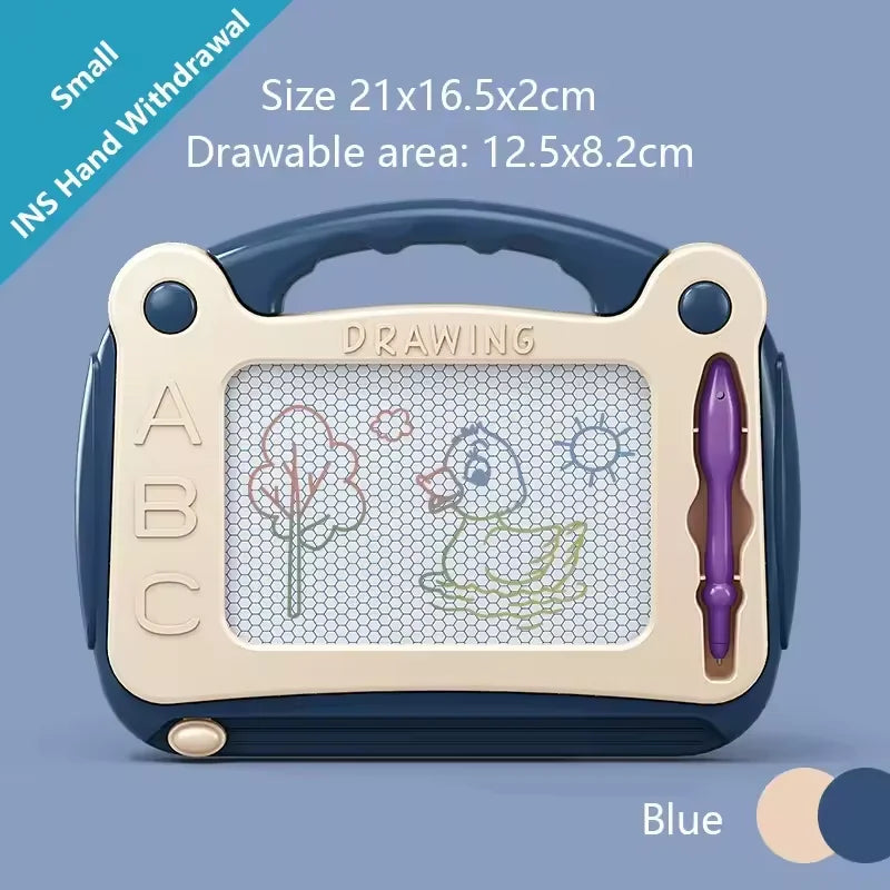Children Magnetic Drawing Board Colored Graffiti Magic Eraser Drawing Board Children's Graffiti Board Art Early Education Toy
