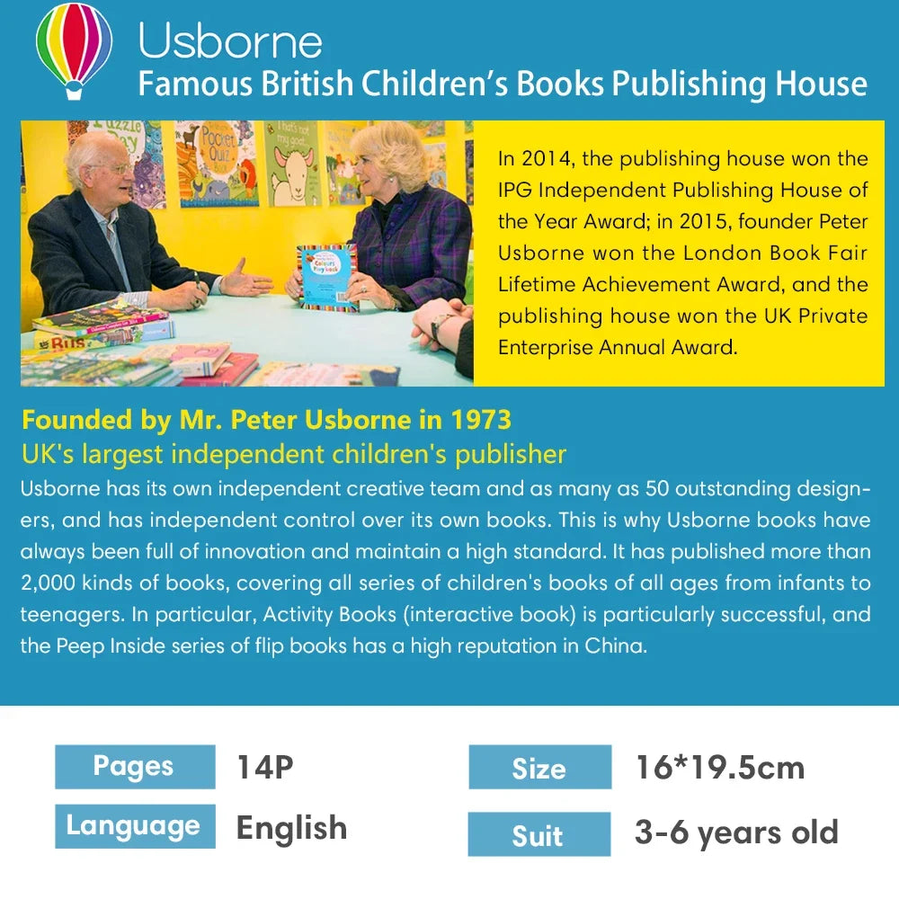 Usborne Peep Inside How Works Series Scientific Knowledge Learning Picture Book in English Daily Bedtime Reading Book