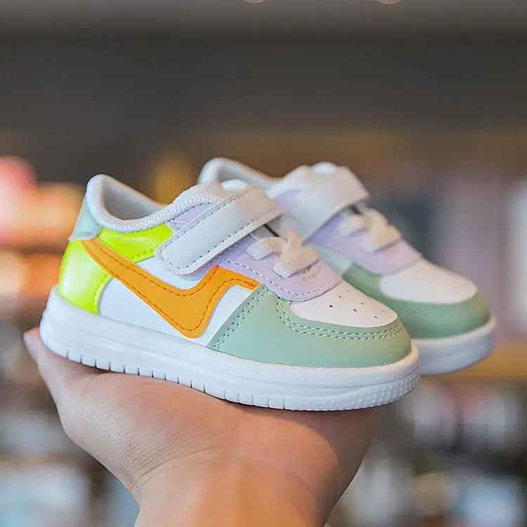 Baby Shoes Infants Boys Girls Childrens Sneakers Kids Baby Shoes Leather Shoes Soft Soles Flat Childrens Sports Shoes Fashion