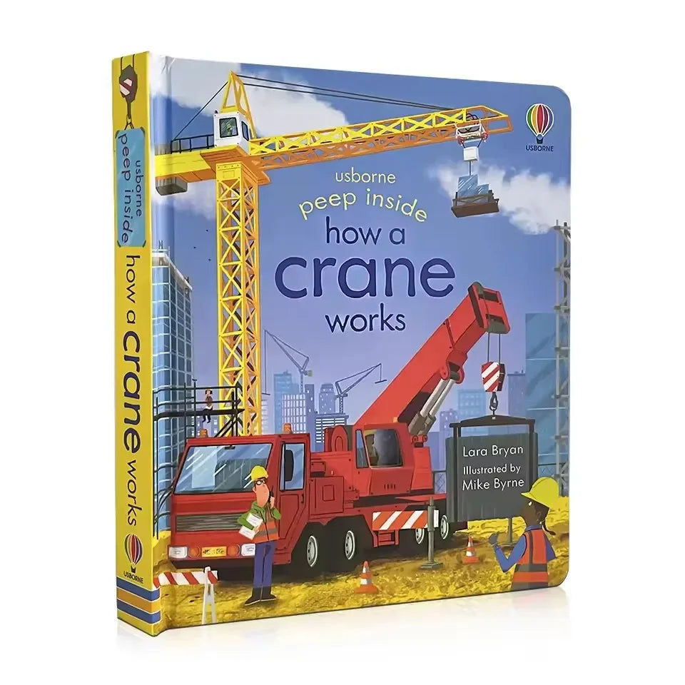 Usborne Peep Inside How Works Series Scientific Knowledge Learning Picture Book in English Daily Bedtime Reading Book