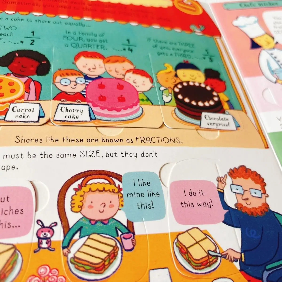 Usborne Look inside Maths Uncover the Secrets of Mathematics Children's STEM Cardboard Flip Flip Science Picture Book