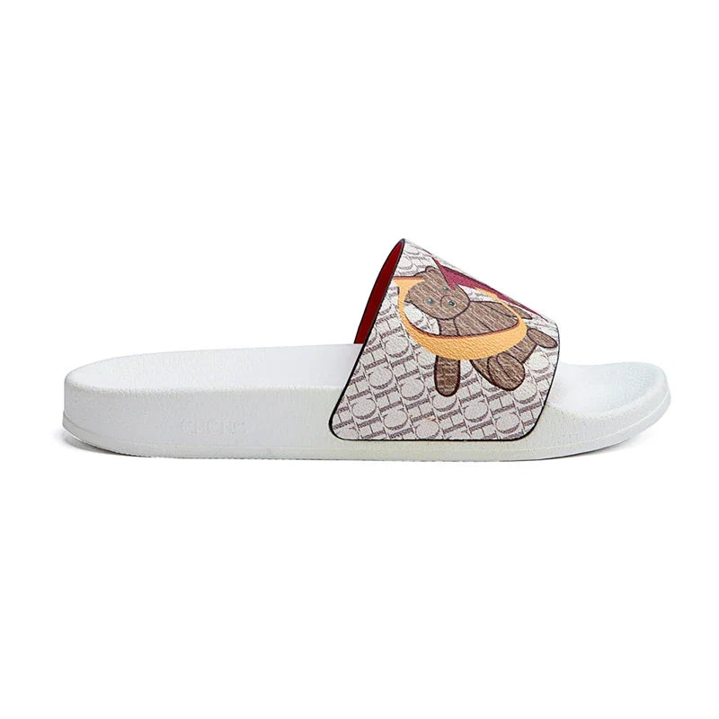 CH Women's Slippers Trendy Style Letter Print Design High Quality Beach Slippers Can Be Worn Out Premium Fashion Women's Casual