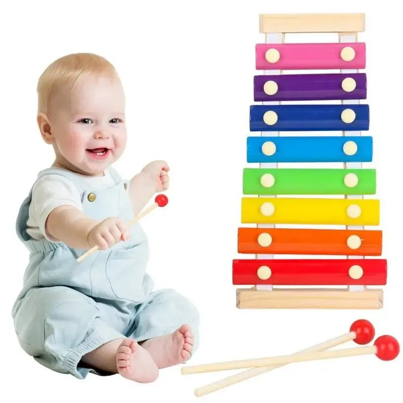 Montessori Wooden 3D Toys Baby Educational Childhood Learning Kids Baby Colorful Wooden Blocks For Children Christmas Gift