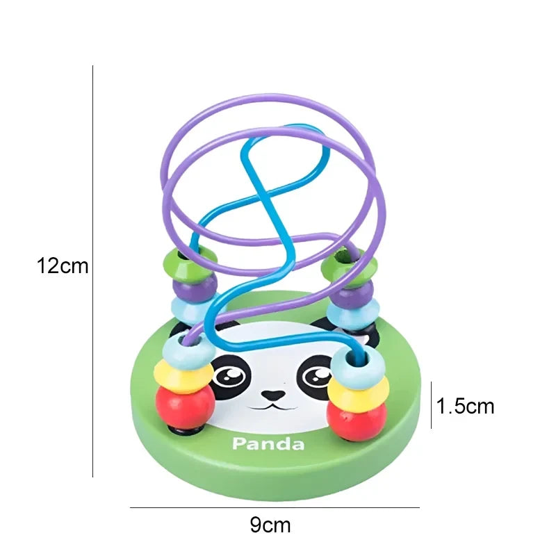 Children Wooden Toys Shape Matching Kids Montessori Early Education Toy Clock Rainbow Tower Caterpillar Around Beads Gifts TMZ