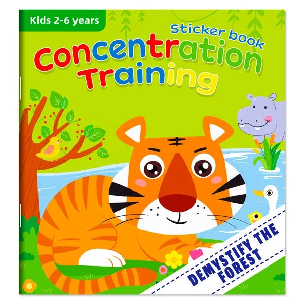 Children's Reusable Stickers Books Cartoon Stationery Stickers for Kids Early Education Cartoon Cute Stickers for Children Gift
