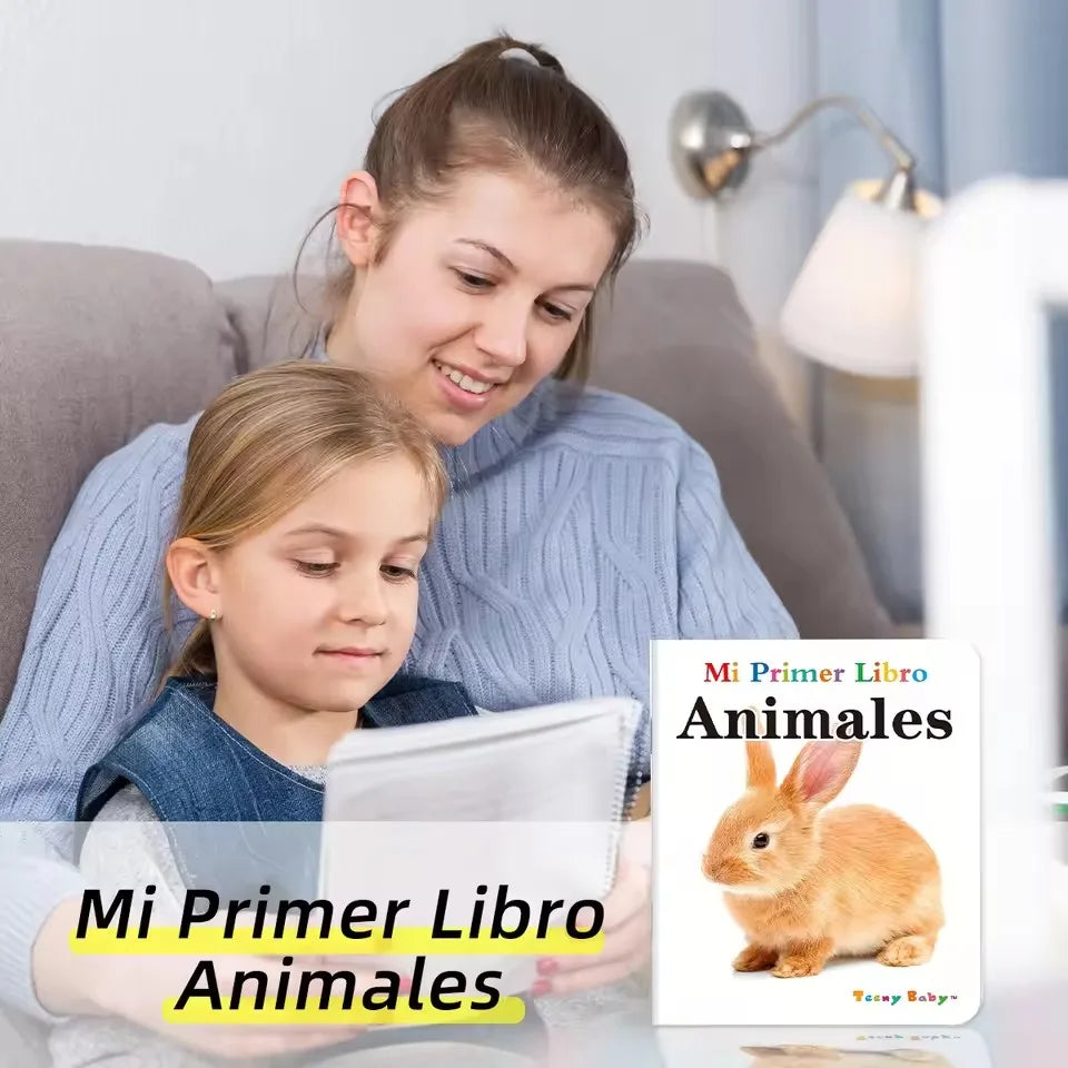Set of 10 Spanish Baby Flip Books Visual Learning Tools for Children's Gifts Enhance Cognitive Skills