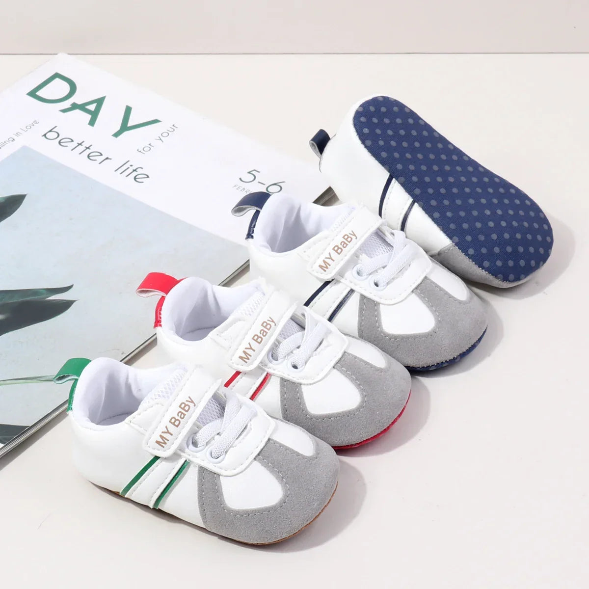 Baby Walking Shoes 2025 Spring And Autumn New Style Baby Shoes For 0-18M Boys And Girls Soft Sole Casual Baby Shoes