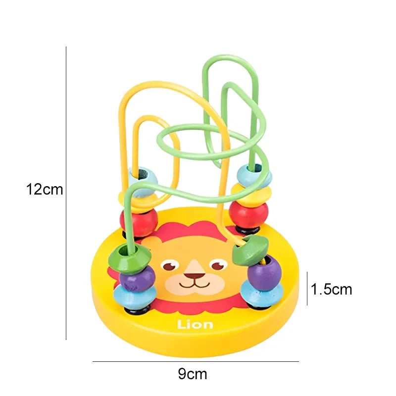 Children Wooden Toys Shape Matching Kids Montessori Early Education Toy Clock Rainbow Tower Caterpillar Around Beads Gifts TMZ