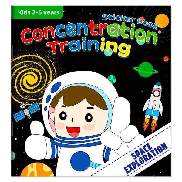 Children's Reusable Stickers Books Cartoon Stationery Stickers for Kids Early Education Cartoon Cute Stickers for Children Gift