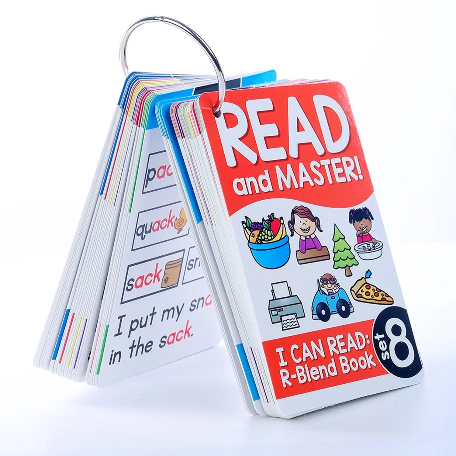Early Learning 15set  Phonics Card Books Educational Language Toys Word Readings English Learning Gifts for Kids in Learning Education