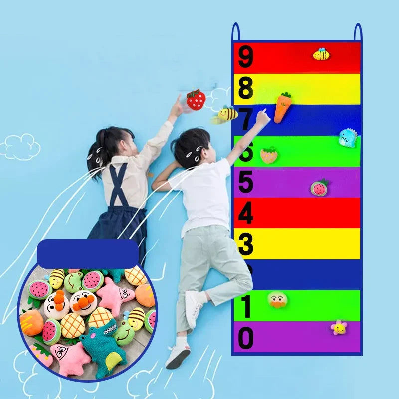 Children Sensory Integration Training Touch High Carpet Game Bounce Trainer Indoor Outdoor Kids Toys Height Ruler Promote Growth