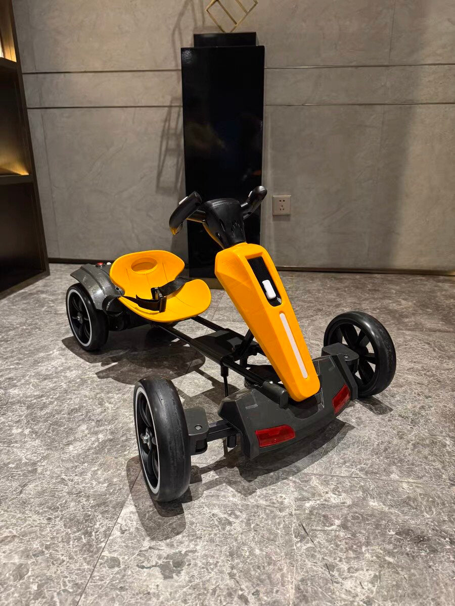 Children's Electric Car, Go-Kart, Four-Wheel Toy, Portable, Foldable, Installation-Free for Men, Women and Children