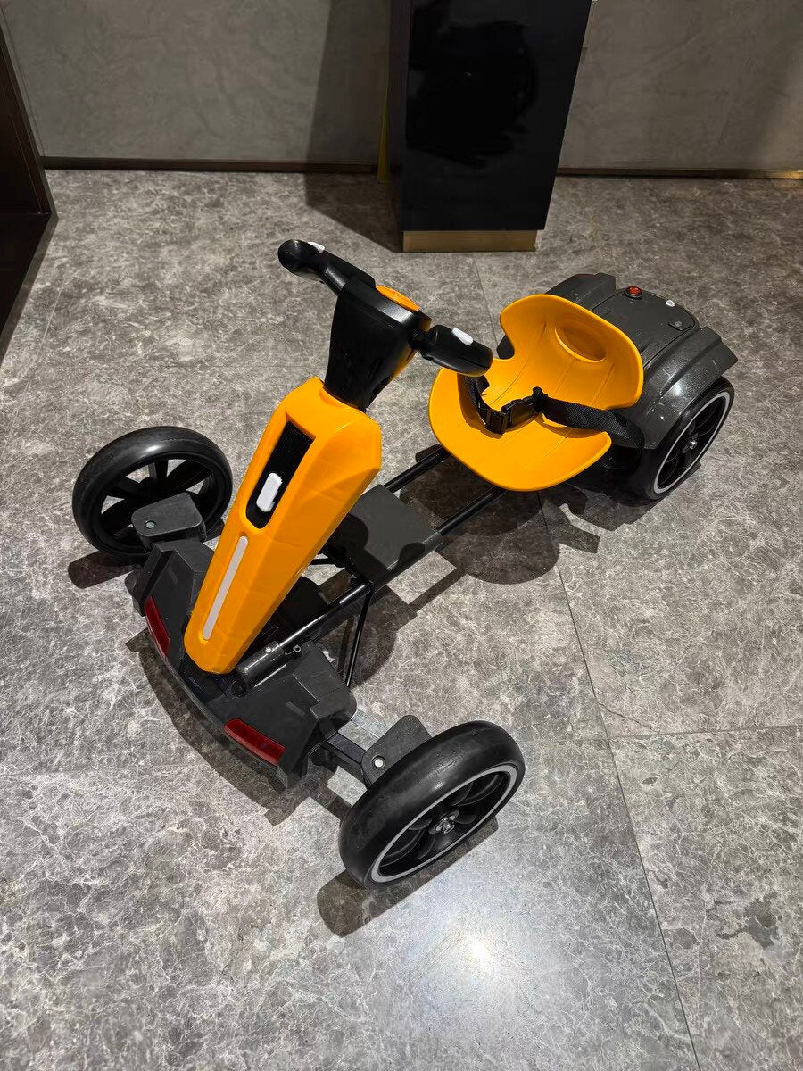 Children's Electric Car, Go-Kart, Four-Wheel Toy, Portable, Foldable, Installation-Free for Men, Women and Children