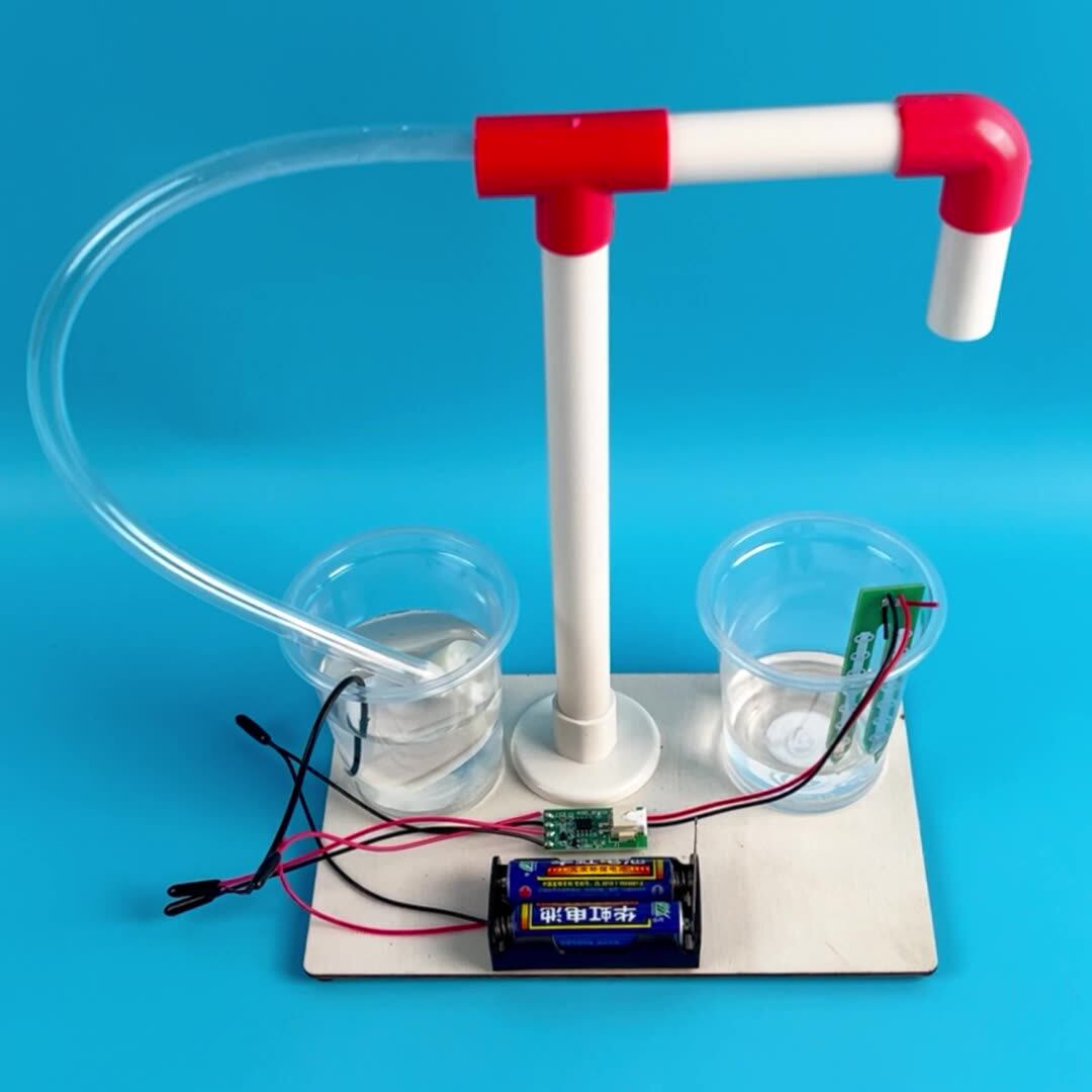 DIY Humidity Sensing Automatic Flower Watering System Model Science and Technology Small Production Scientific Experiment Kidsren's Toy Material Package