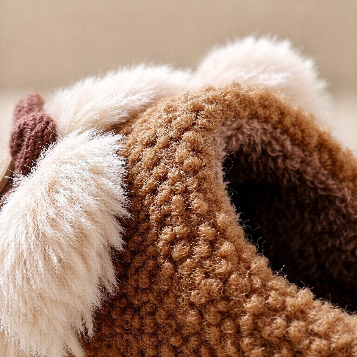 Kids cotton slippers girlscute puppy autumn winterindoorthick solenon-slip cartoonheattech boys' furry slippers
