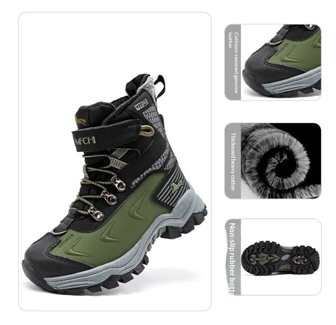 Winter Anti-slip Snow Boots For Older Children