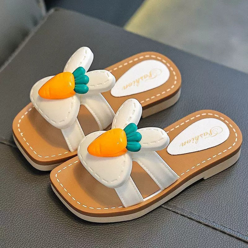 2026 Princess-Style Indoor Slippers for Girls – Stylish Summer Footwear for Kids and Toddlers
