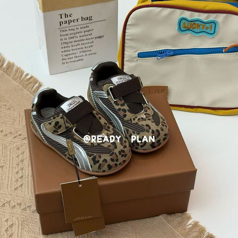 Children's Non-Slip Sports Shoes 2026 Spring New Style Girls' Color-Blocking Non-Slip Sneakers Boys' Breathable Versatile Forrest Gump Shoes
