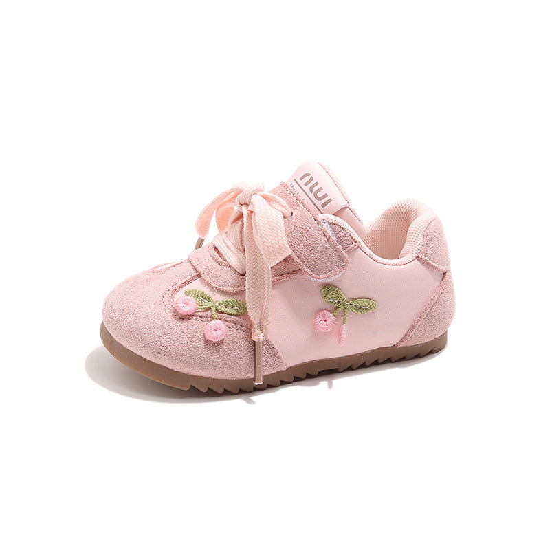 Girls' Sports Shoes, Fashionable Children's Training Shoes, 2026 New Spring and Autumn Soft-Soled Casual Shoes for Baby Girls, Toddler Sneakers