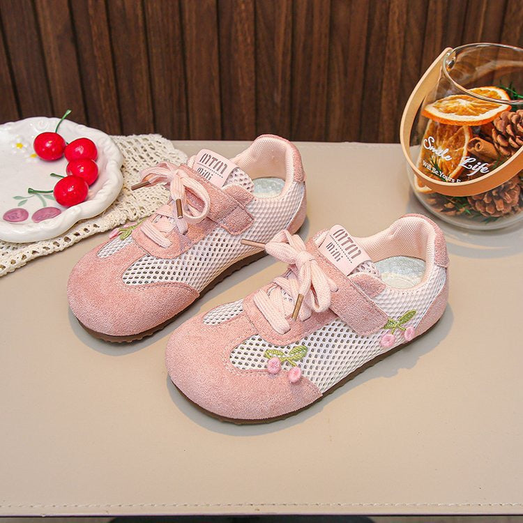 Girls' Sports Shoes, Fashionable Children's Training Shoes, 2026 New Spring and Autumn Soft-Soled Casual Shoes for Baby Girls, Toddler Sneakers