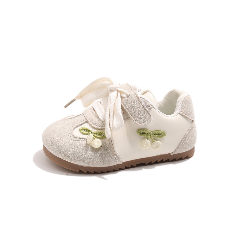 Girls' Sports Shoes, Fashionable Children's Training Shoes, 2026 New Spring and Autumn Soft-Soled Casual Shoes for Baby Girls, Toddler Sneakers