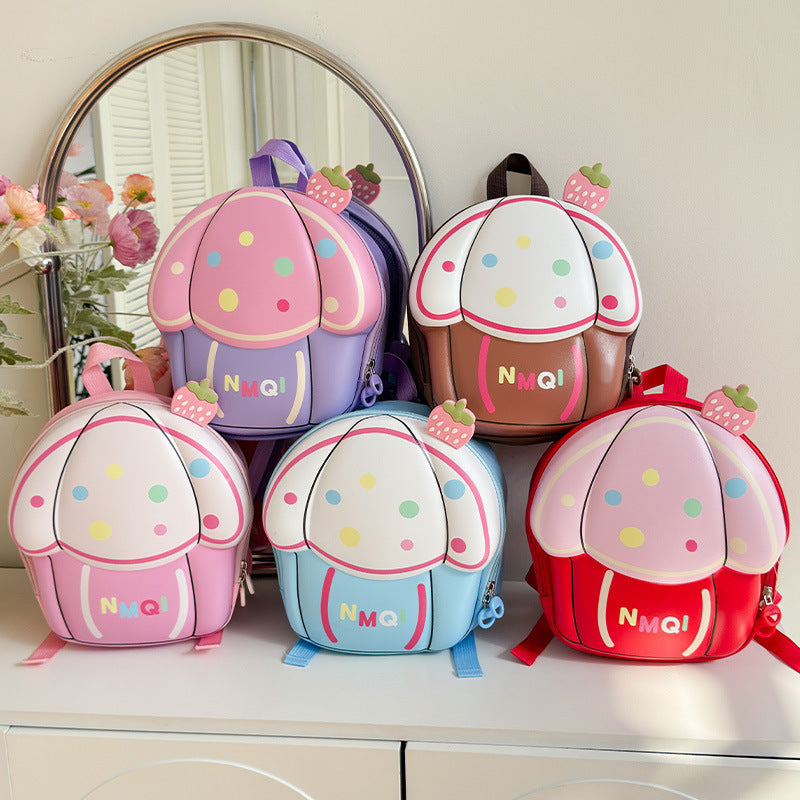 New Kids Bag Collection Cute Cartoon Small-Label Design Boys &amp; Girls 2025 Lightweight Backpack for Kindergarten