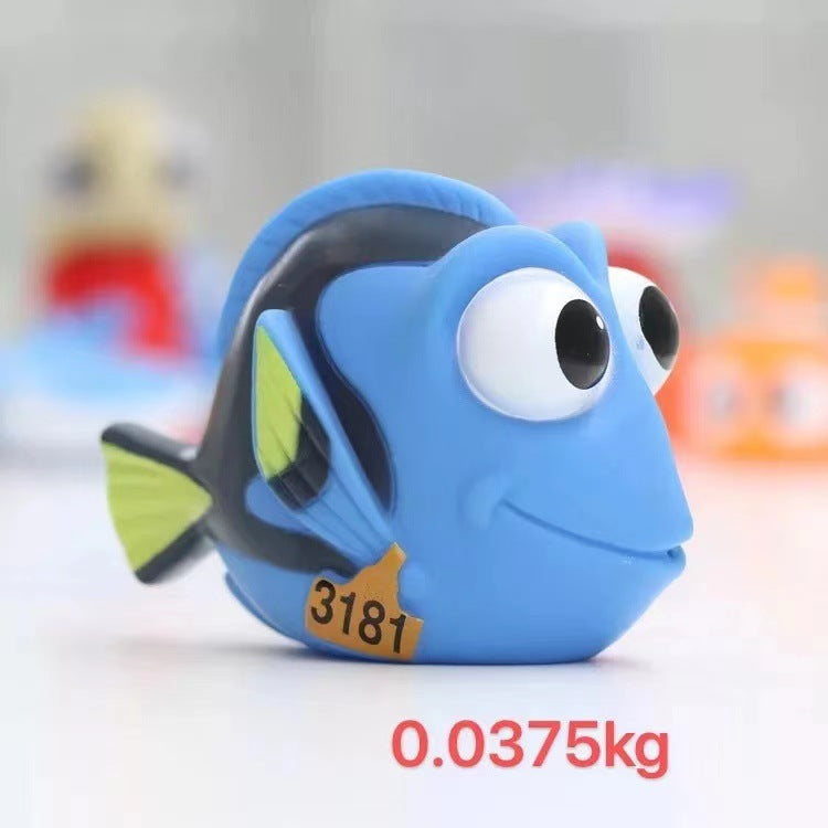 Cross-Border TPR Floating Toys for Bath Time, Squirt Ocean Animals—Kids Baby Play Sprinkler Doll, Nemo Clownfish (Dory)