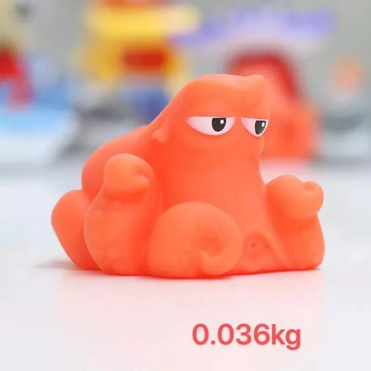 Cross-Border TPR Floating Toys for Bath Time, Squirt Ocean Animals—Kids Baby Play Sprinkler Doll, Nemo Clownfish (Dory)
