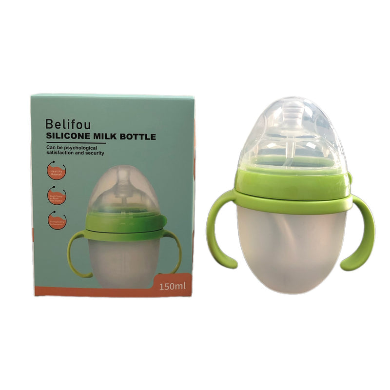 Baby Newborn Wide-Neck Silicone Anti-Colic Bottles 150ml 250ml