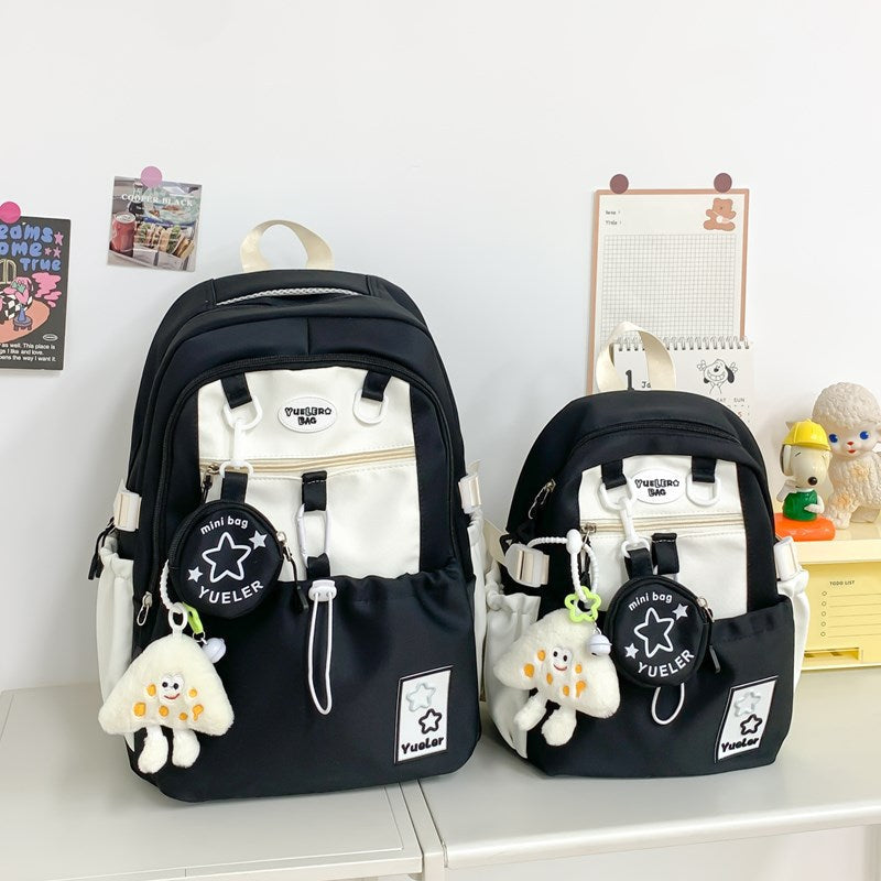 Large Capacity Schoolbag Female College Students Korean Campus Computer Backpack Girl Cute Sweet Junior High School Student Backpack