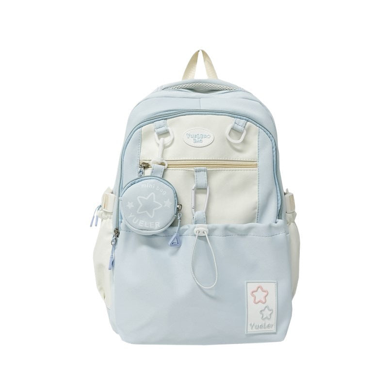 Large Capacity Schoolbag Female College Students Korean Campus Computer Backpack Girl Cute Sweet Junior High School Student Backpack