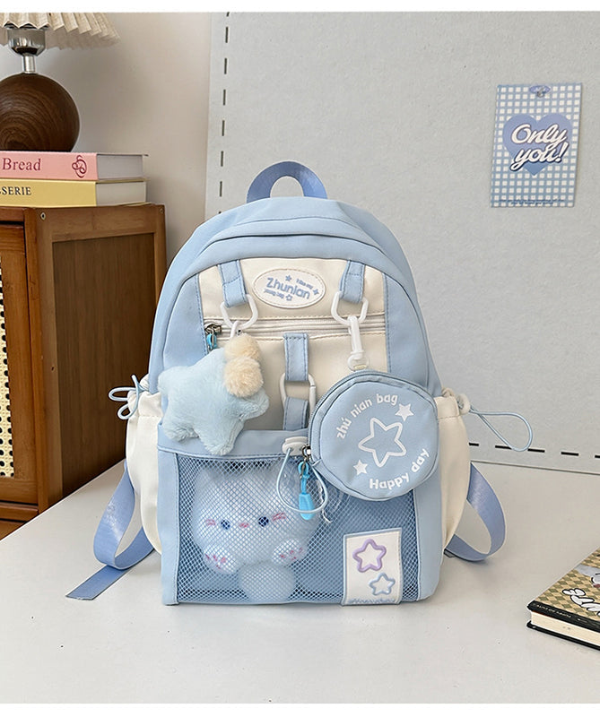Girls' Schoolbags, Junior and High School Students' Versatile Backpacks, Large Capacity, Lightweight and Durable Travel Backpacks