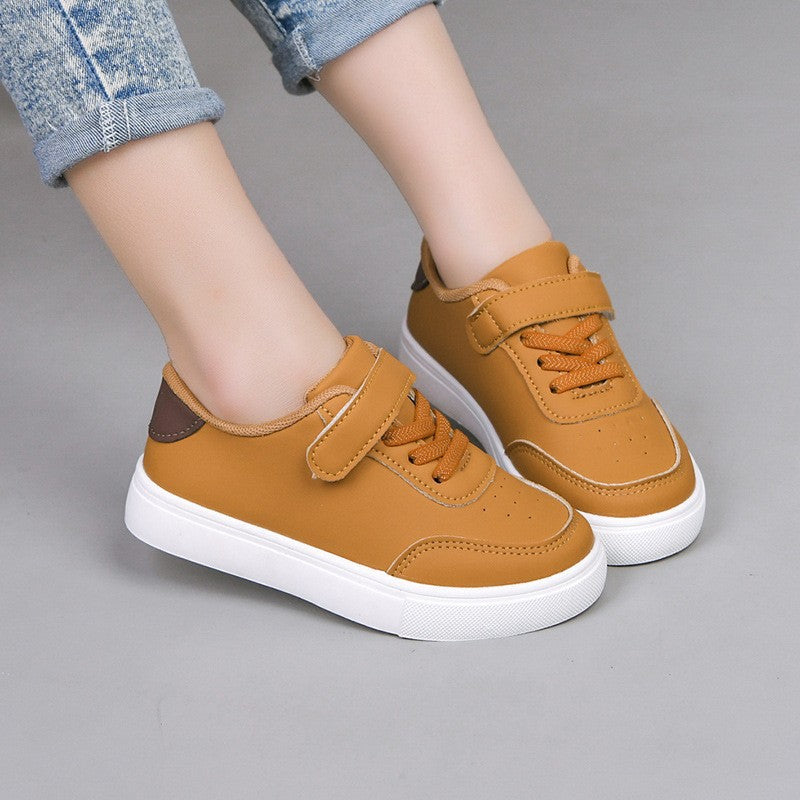 Spring and Autumn Children's Soft Soled Toddler Shoes Doudou Shoes Girls British Style Loafers Boys Casual Leather Shoes Foreign Trade Shoes