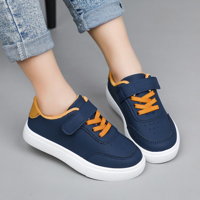Spring and Autumn Children's Soft Soled Toddler Shoes Doudou Shoes Girls British Style Loafers Boys Casual Leather Shoes Foreign Trade Shoes