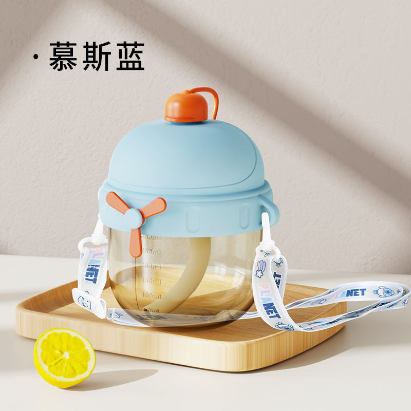 Baby drinking cup special sippy cup children's milk cup with scale strap baby cup wholesale cup