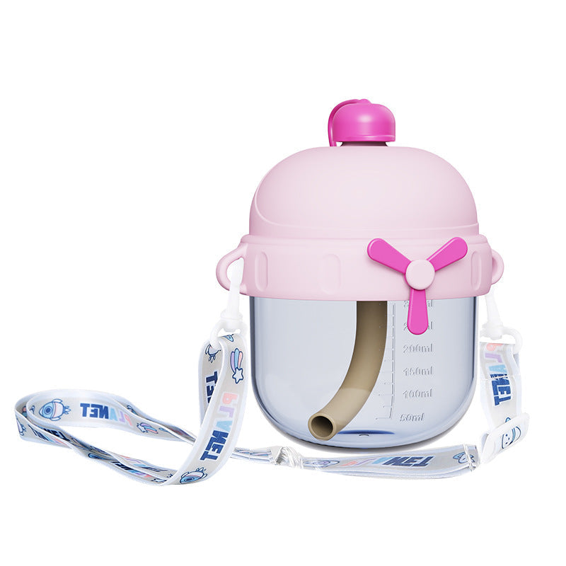 Baby drinking cup special sippy cup children's milk cup with scale strap baby cup wholesale cup