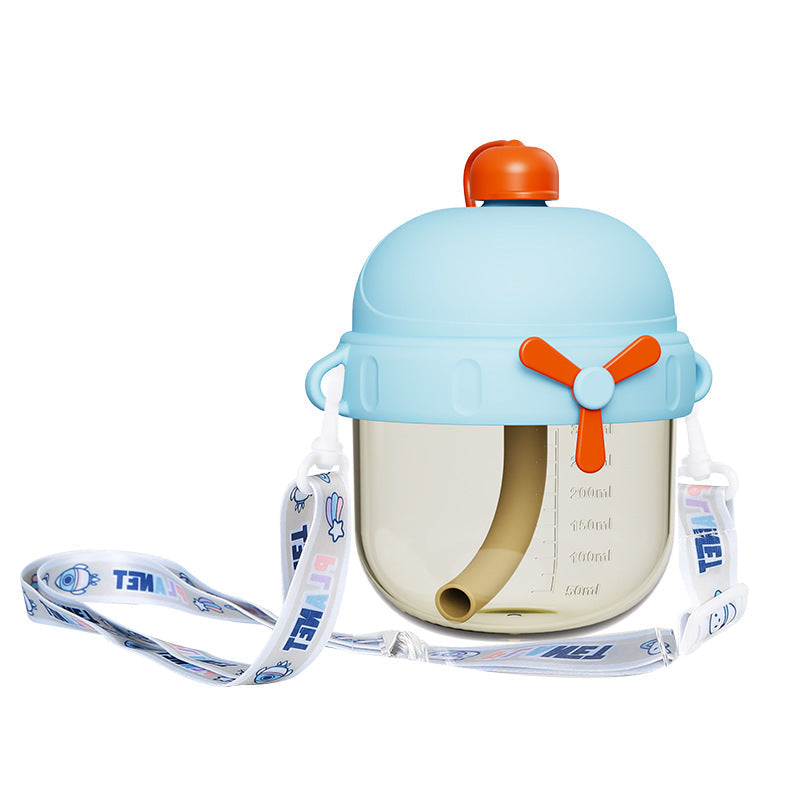 Baby drinking cup special sippy cup children's milk cup with scale strap baby cup wholesale cup
